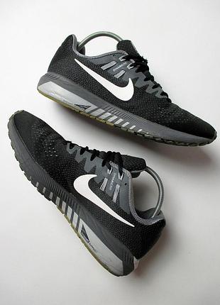 Кроссовки nike air - zoom structure 20 «black/white/cool grey» 7