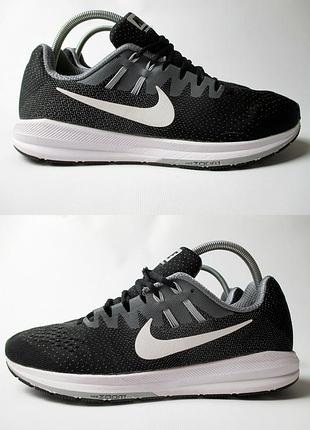 Кроссовки nike air - zoom structure 20 «black/white/cool grey» 3