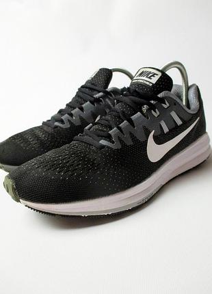 Кроссовки nike air - zoom structure 20 «black/white/cool grey» 4