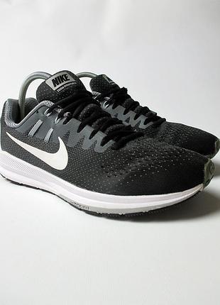 Кроссовки nike air - zoom structure 20 «black/white/cool grey» 5