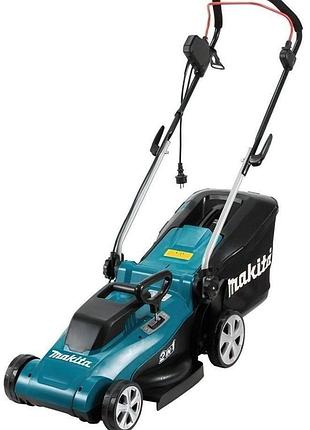 Газонокосарка makita elm3320, 1200вт, 33см, 30л, 20-55мм, до 400м.кв, 10.2кг
