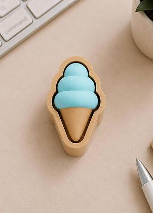 Клікер-антистрес puffy ice cream clicker 32939 6х4 см блакитний