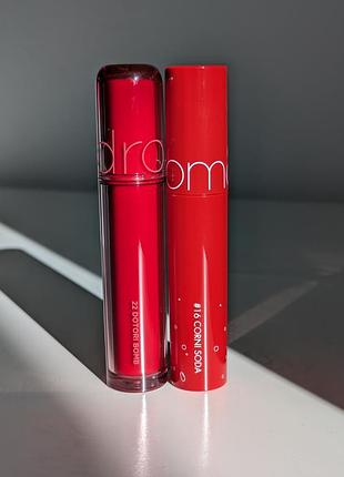 Тенты для губ rom &amp;nd juicy lasting tint, оттенки 22, 16