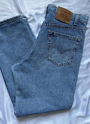 Оригінальні вінтажні джинси levi's 550 relaxed fit, виготовлені в сша (made in usa)