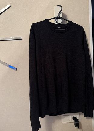 Светр вовняний uniqlo розмір л вовна