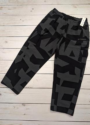 Мужские легкие нейлоновые широкие брюки adidas terrex cargo оригинал свободные карго адидас террекс