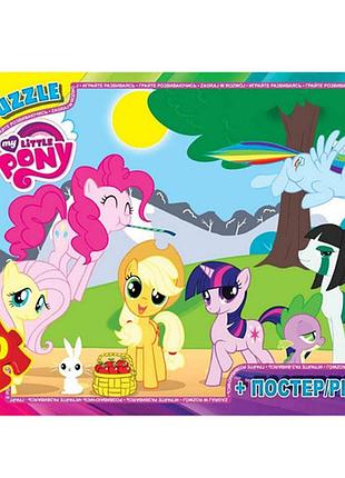 Пазлы тм "g-toys" из серии "my little pony" (моя маленькая пони), 70 эл. (mlp002)