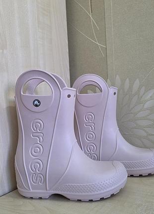 Гумові дитячі чоботи crocs оригінал розмір j 1 на 31-32