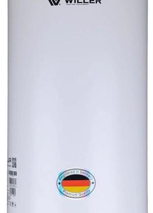 Електричний бойлер мокрий тен willer aevh-15r (ultraslim) palermo універсальний / накопичувальний водонагрівач віллер