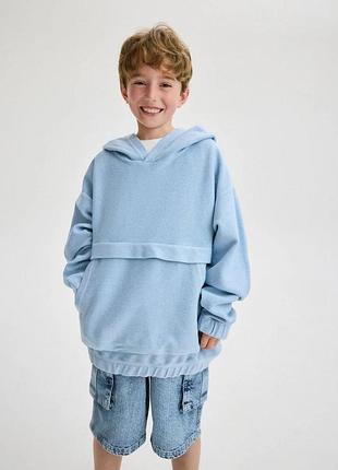 Худі reserved, розмір 146  світло-блакитне худі oversize