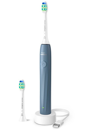 Щетка зубное электричество. philips, sonicare 2100, насадок-2, морской волны