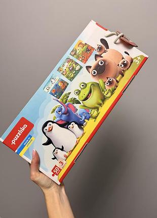 Пазли puzzika класичні для дітей 3+ роки 50 елементів різнокольорові
