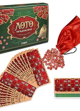 Настольная игра strateg лото традиционное (30488)