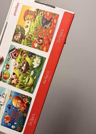 Пазли puzzika класичні для дітей 3+ роки 50 елементів різнокольорові 3