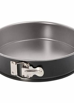 Форма для выпечки tefal easybake, 26см, углеродистая сталь, разъемная, круглая, серый