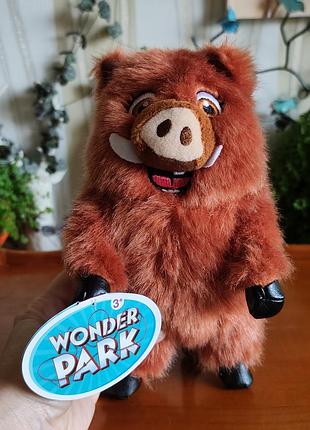 Новая мягкая игрушка дикарь гусь wonder park чудо-парк с бантиком кабан с бирками