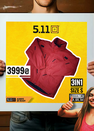 Tactical 5.11 parka s