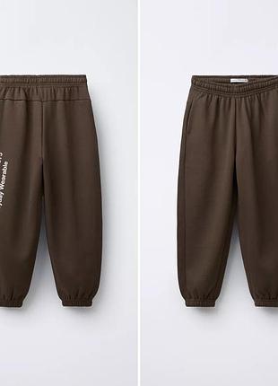Штани утеплені брюки zara зара