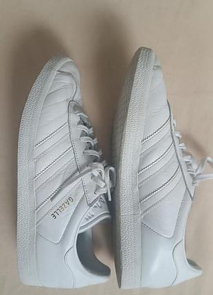 Кросівки чоловічі adidas gazelle білі, розмір 44