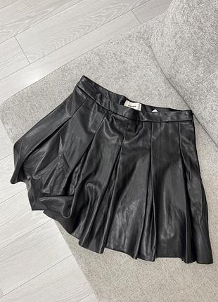 Юбка екошкіра pull&bear 2