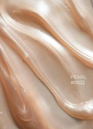 Гель для нігтів dnka’ builder gel 0022 pearl бежевий з перламутром, 30мл