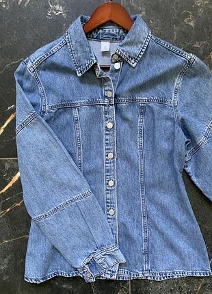 Сорочка джинсова h&m