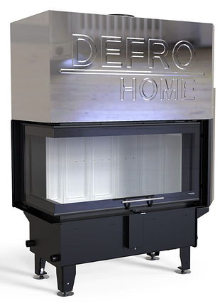 Камин defro home riva me bl g short каминная топка (угловая) 9квт вес 354кг. ш910г607в1415мм