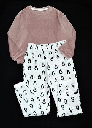 Тепла плюшева піжама linea  велсофт р.l\xl