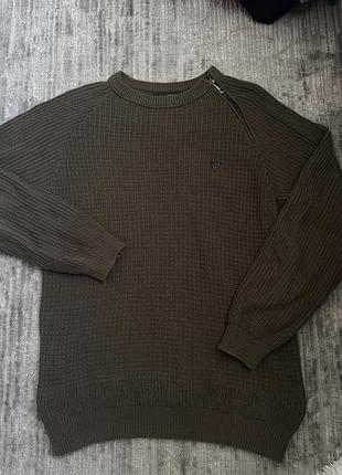 Светр чоловічий guess хакі розмір l