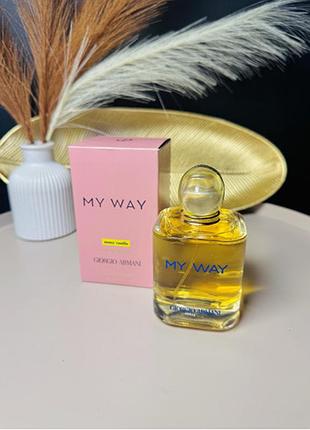 Giorgio armani my way sunny vanilla 90 мл