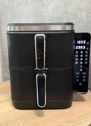 Аерофритюрниця-мультипіч grunhelm gaf1110d 11 л 2800 вт чорний