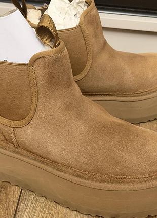 Ugg platform челсі chelsea замшеві чоботи уги 3