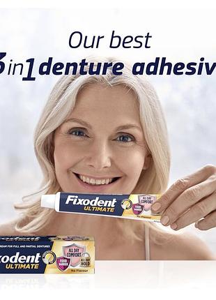 Крем для фіксації зубних протезів fixodent ultimate fresh 40 г