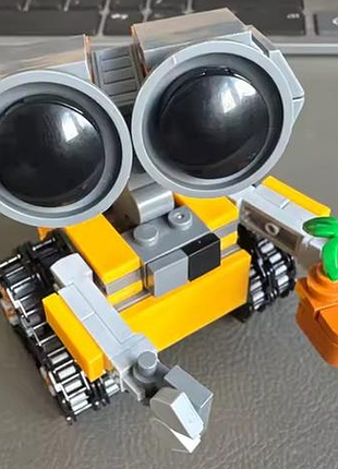 Дитячий конструктор робот валл-і / wall-e, 217 деталей (новий запакований розвиваючий мініконструктор, лего-сумісний, 1 шт.) (новий) + відео огляд 2