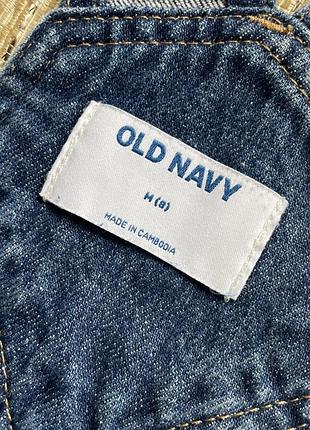 Джинсовий комбінезон-шорти old navy m 4