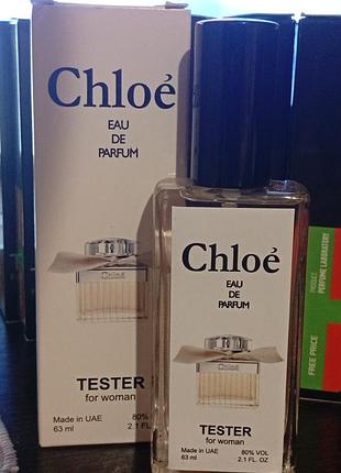 Парфумований тестер жіночий chloé eau de parfum (оае), 63 мл