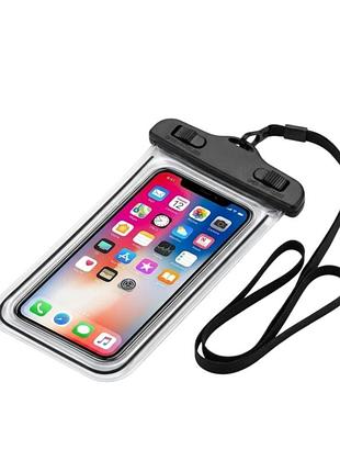 Універсальний водонепроникний чохол для смартфона xoko 6.9" transparent
