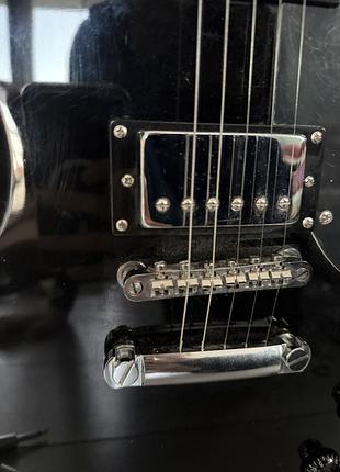 Электрогитара encore e69 blk (e69blk), sg-style, gloss black 5