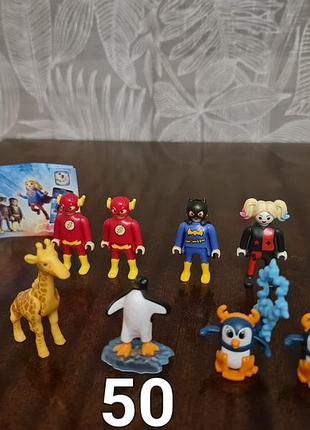 Іграшкові фігурки для хлопчиків kinder surprise dc playmobil natoons колекційні