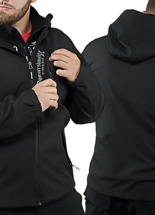 Технологічна куртка софтшел ansgar aryan donnershauk ii softshell (розмір s) — стан нової