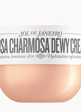 Sol de janeiro rosa charmosa dewy cream освітлювальний крем для тіла, 75 мл