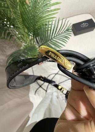 Сумка patent leather shoulder bag black 7