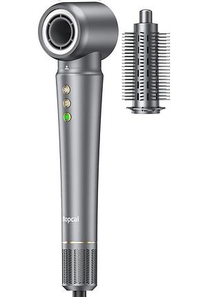 Фен-стайлер з іонізацією 2в1 bopcal zcy892-b grey 1200w фен для щоденного використання