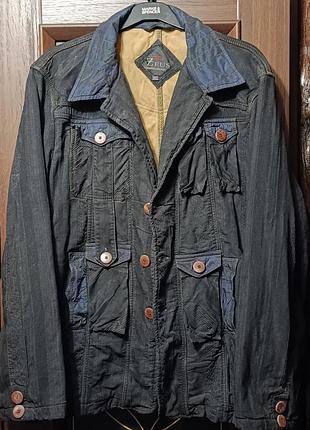 Піджак чоловічий zeus на флісі, чорний, розмір 2xl-3xl