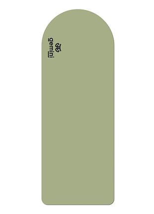Килимок для йоги каучуковий поліуретан gemini sport pro 183см*68см*5мм puy-3900-16 оливковий