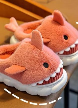 Комнатная обувь 30-31 акулы baby shark 🦈