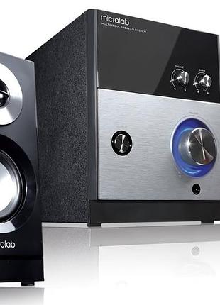 Акустическая система microlab m-880 2.1, 59w, mini-jack, черный
