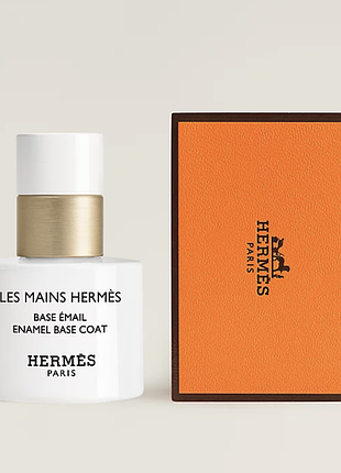 Hermes база под лак les mains hermès enamel base coat 15ml базовое покрытие для ногтей