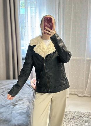 Куртка з хутром m&s indigo collection