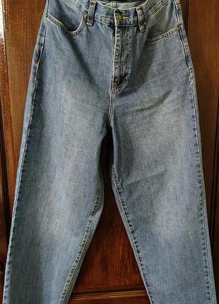 Джинси унісекс baggy сині розмір 30 ,